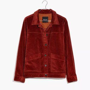 Corduroy Swing Chore Coat Rust/Red